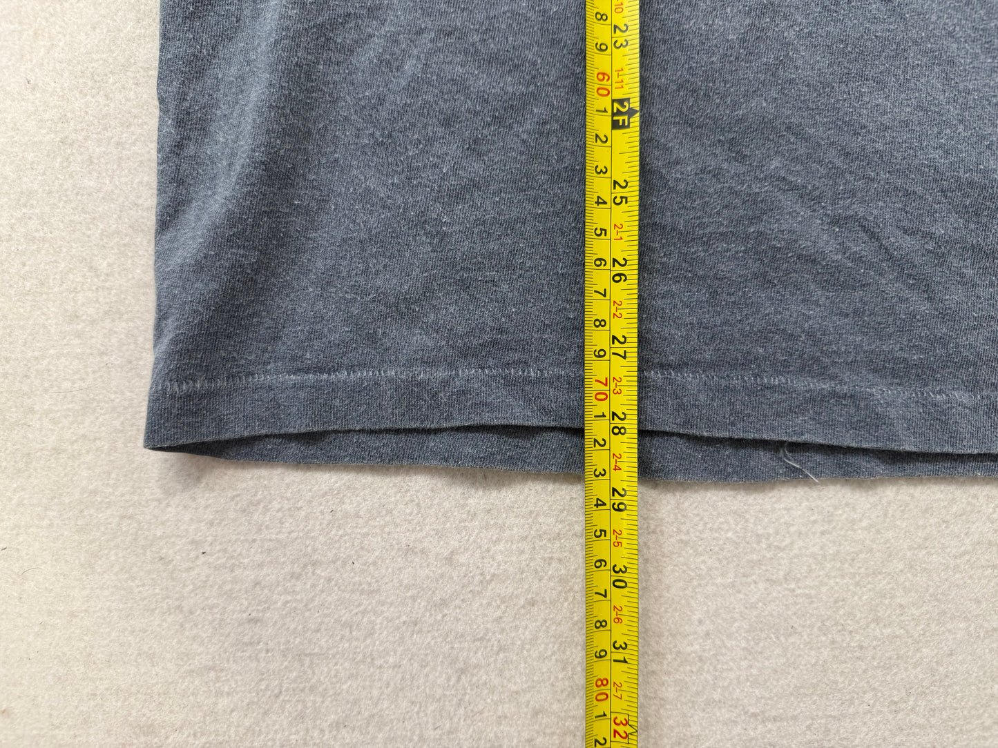 Pepsi Slate Greyish-Blue 100% Cotton T-Shirt Short Sleeves Crewneck Logo Size L