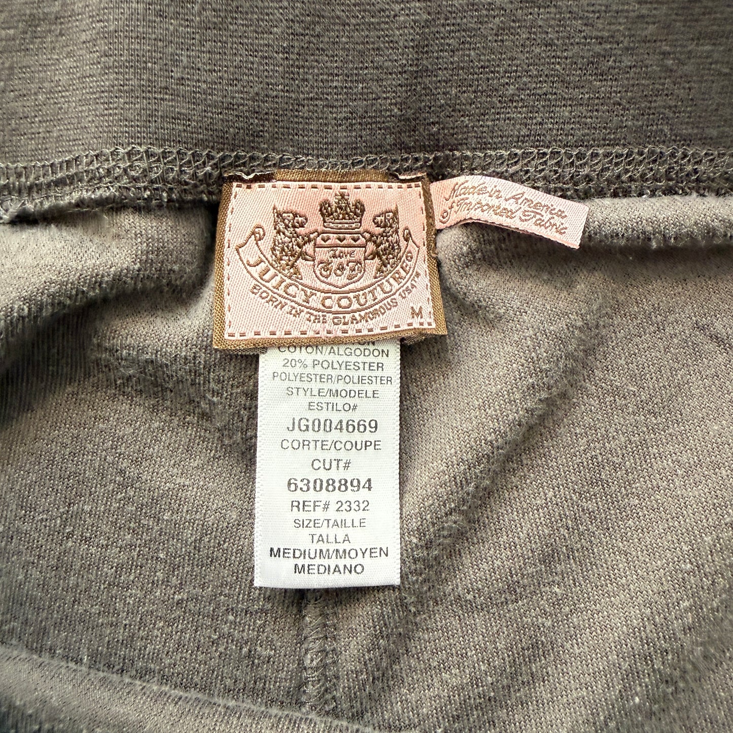 Juicy Couture Women's Dark Brown Velour Flared Track Pants Drawstring Y2K Size M