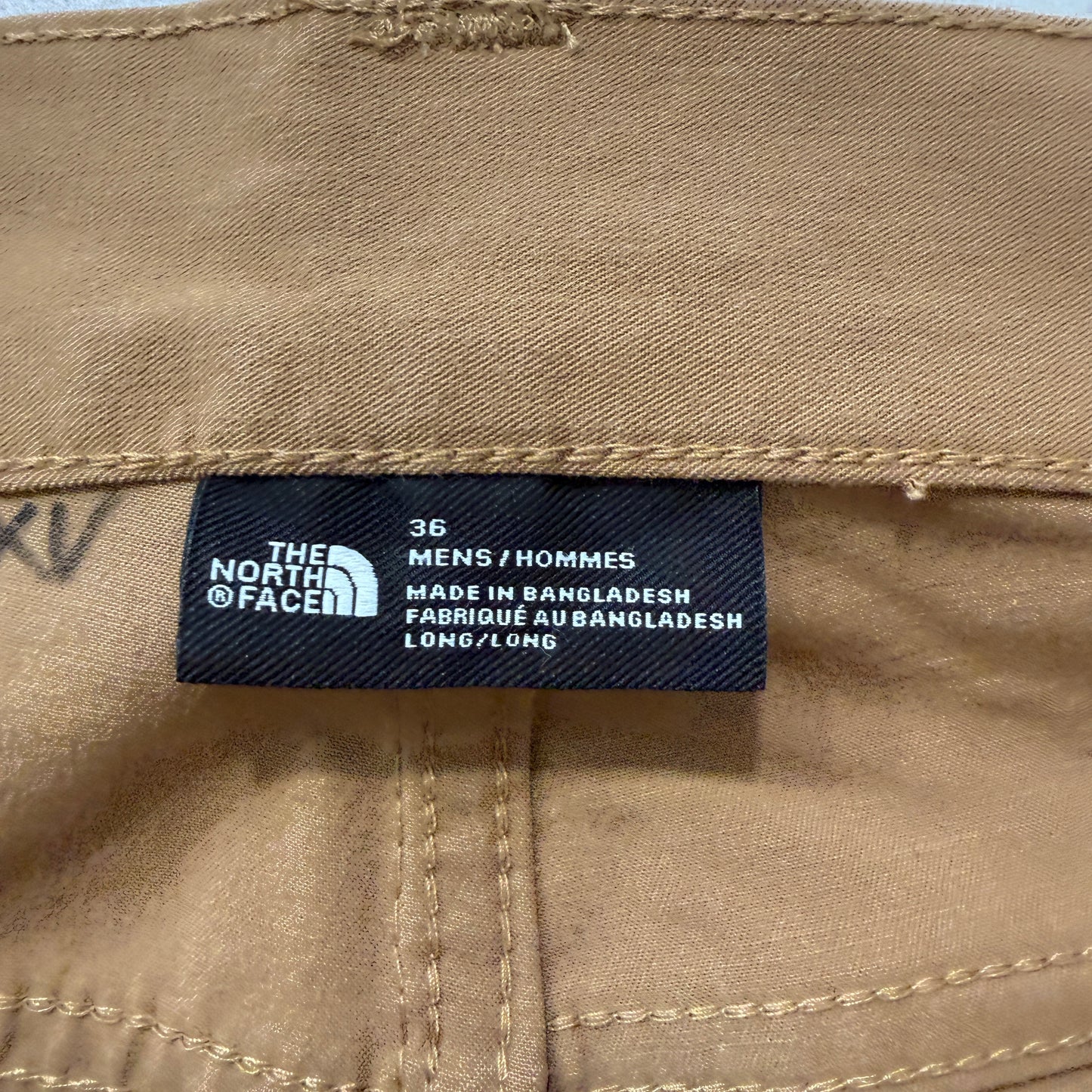 The North Face Men's Brown Chino Pants Straight Fit Pockets Classic Size 36