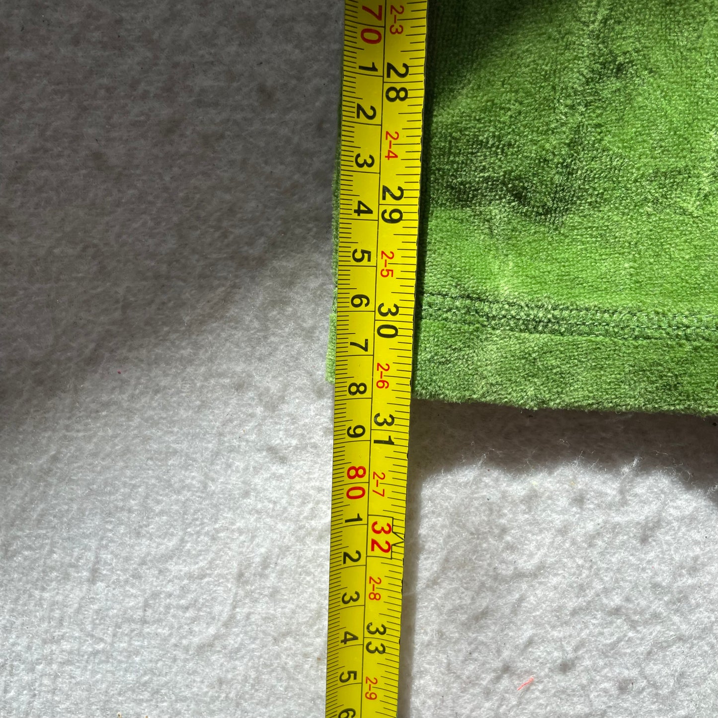 Juicy Couture Women Green Velour Flared Track Pant Drawstring Loungewear Size XL