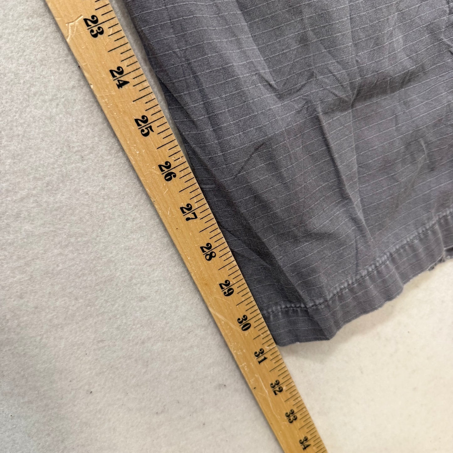 Carhartt Gray Cotton Cargo Pants Zipper Pockets Utility Workwear Size 40x32