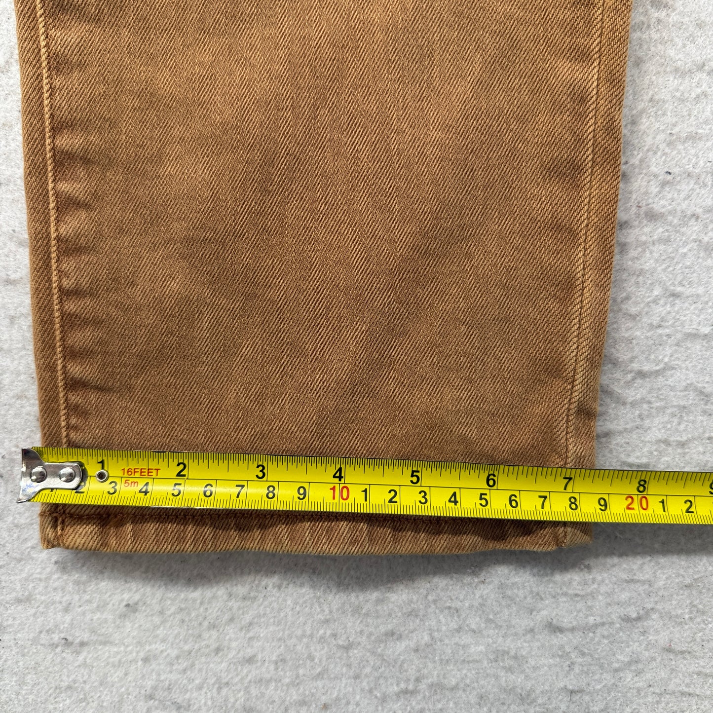 Ana Women's Caramel Straight Leg Denim Jeans Stretch High Rise Classic Size 16