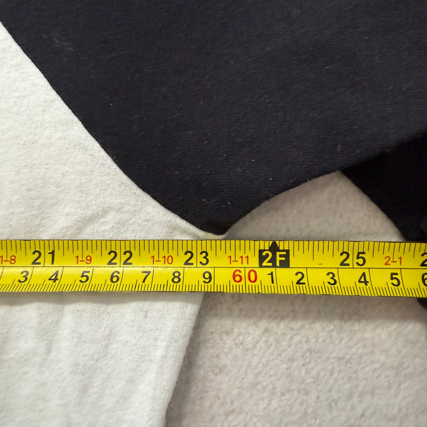 Vintage Soffe Mens Black White Pullover Baseball Shirt 3/4 Raglan Sleeve Size XL