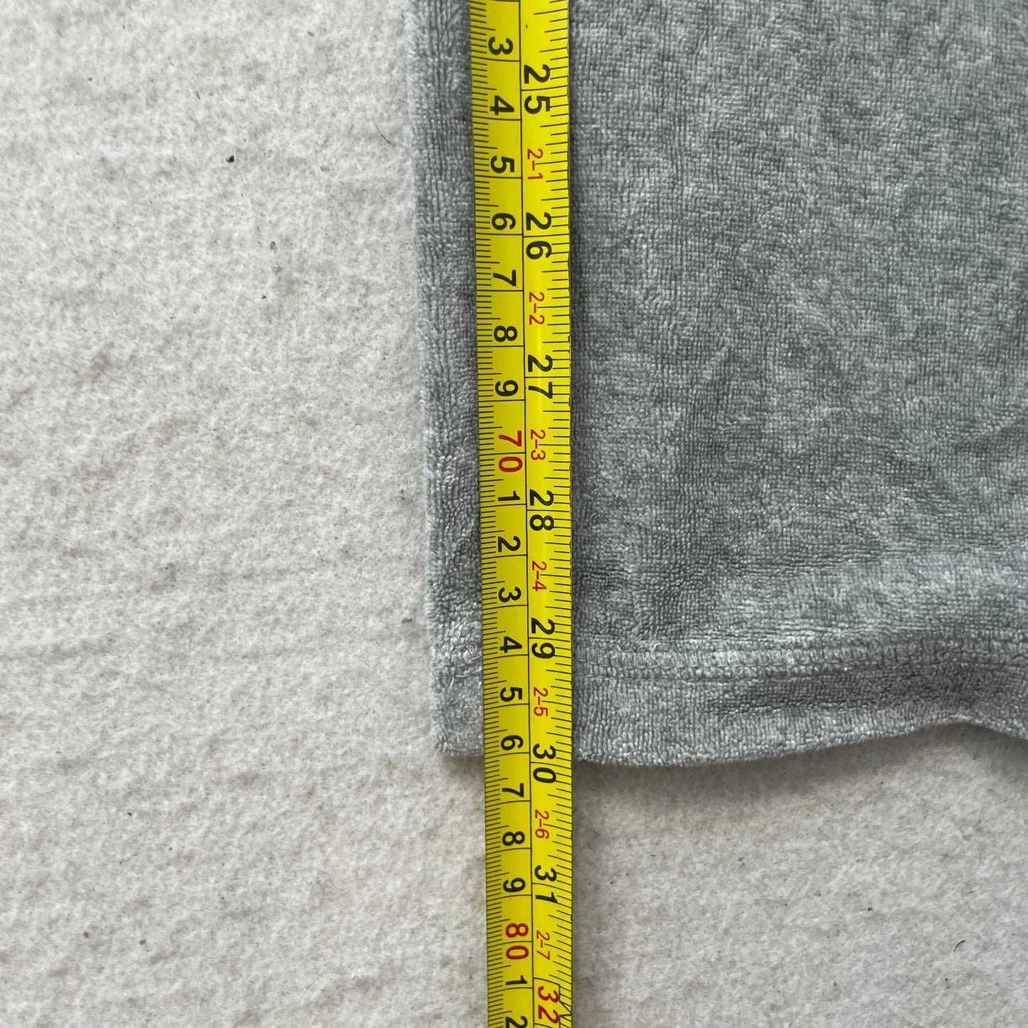 Vintage Juicy Couture Women Gray Velour Tracksuit Set Hoodie & Flare Pant Size S