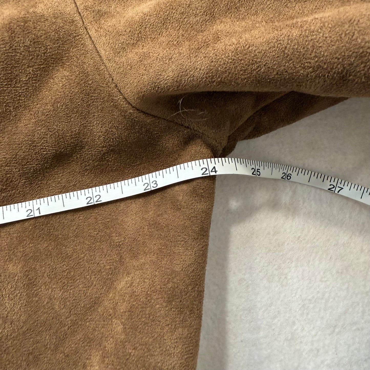 Vintage Brown Jacket with Textured Collar and Hem Trim - Clean Curriculums 