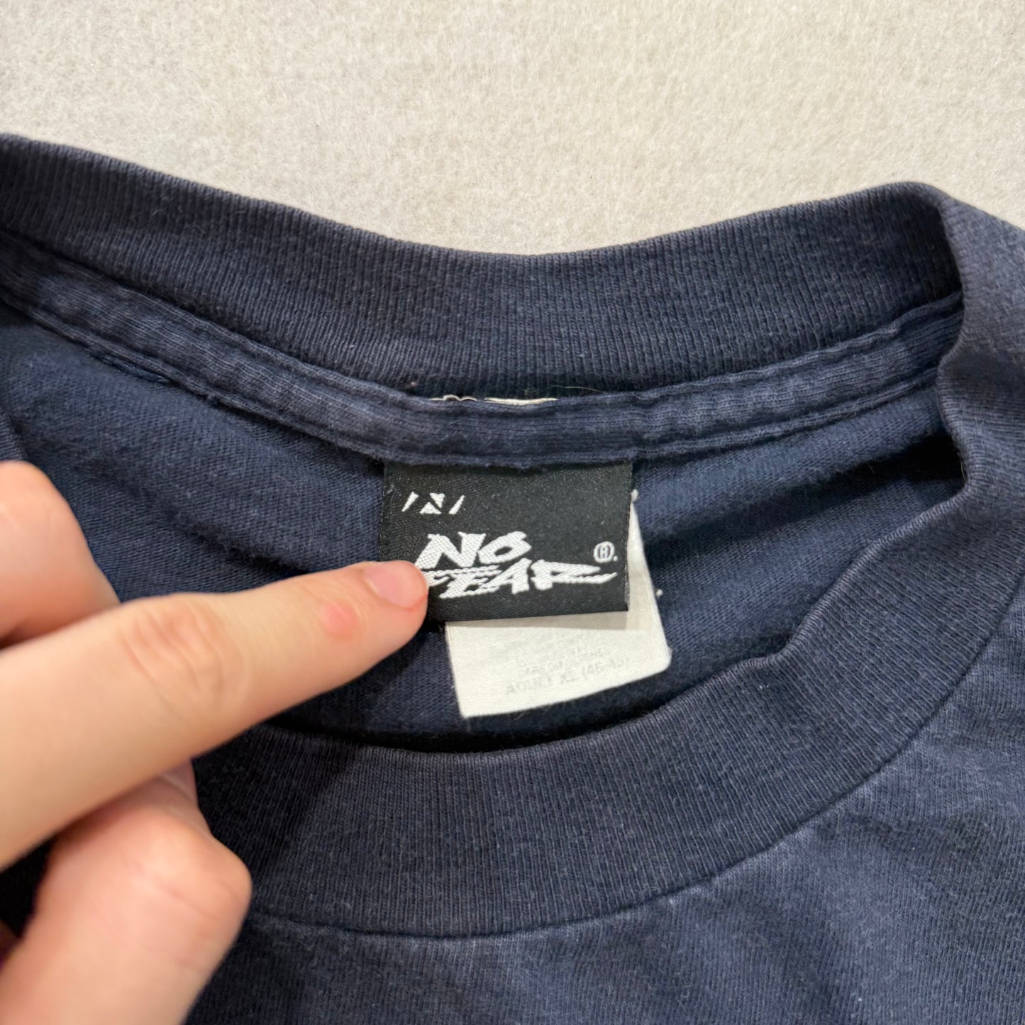 No Fear dark navy blue graphic t-shirt size XL
