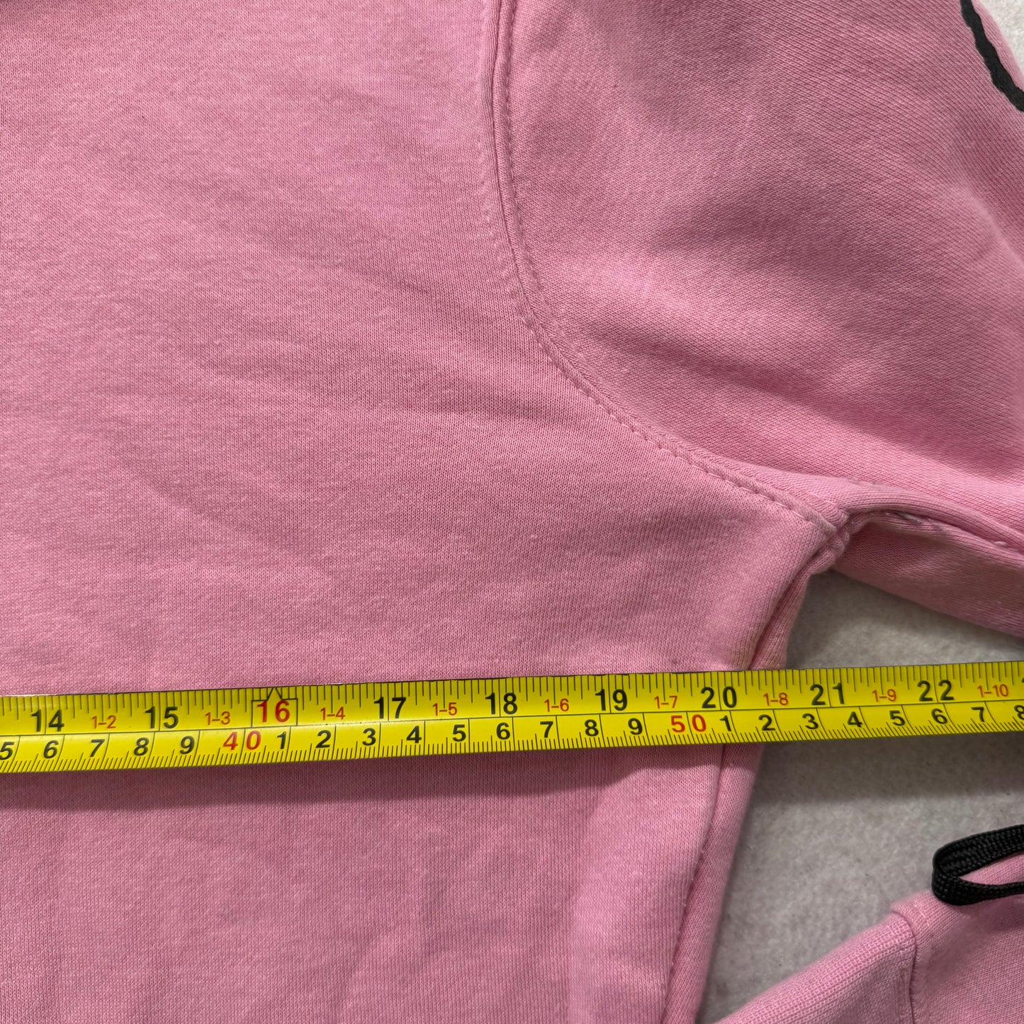 Ed Hardy Women's Baby Pink Velour Full Zip Cropped Hoodie Graphic Logo Size XL