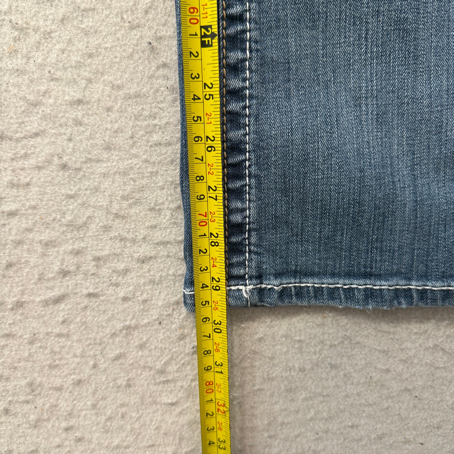 Ariat REAL Denim Women's Blue Bootcut Denim Jeans Pocket Classic Zip-Fly Size 29