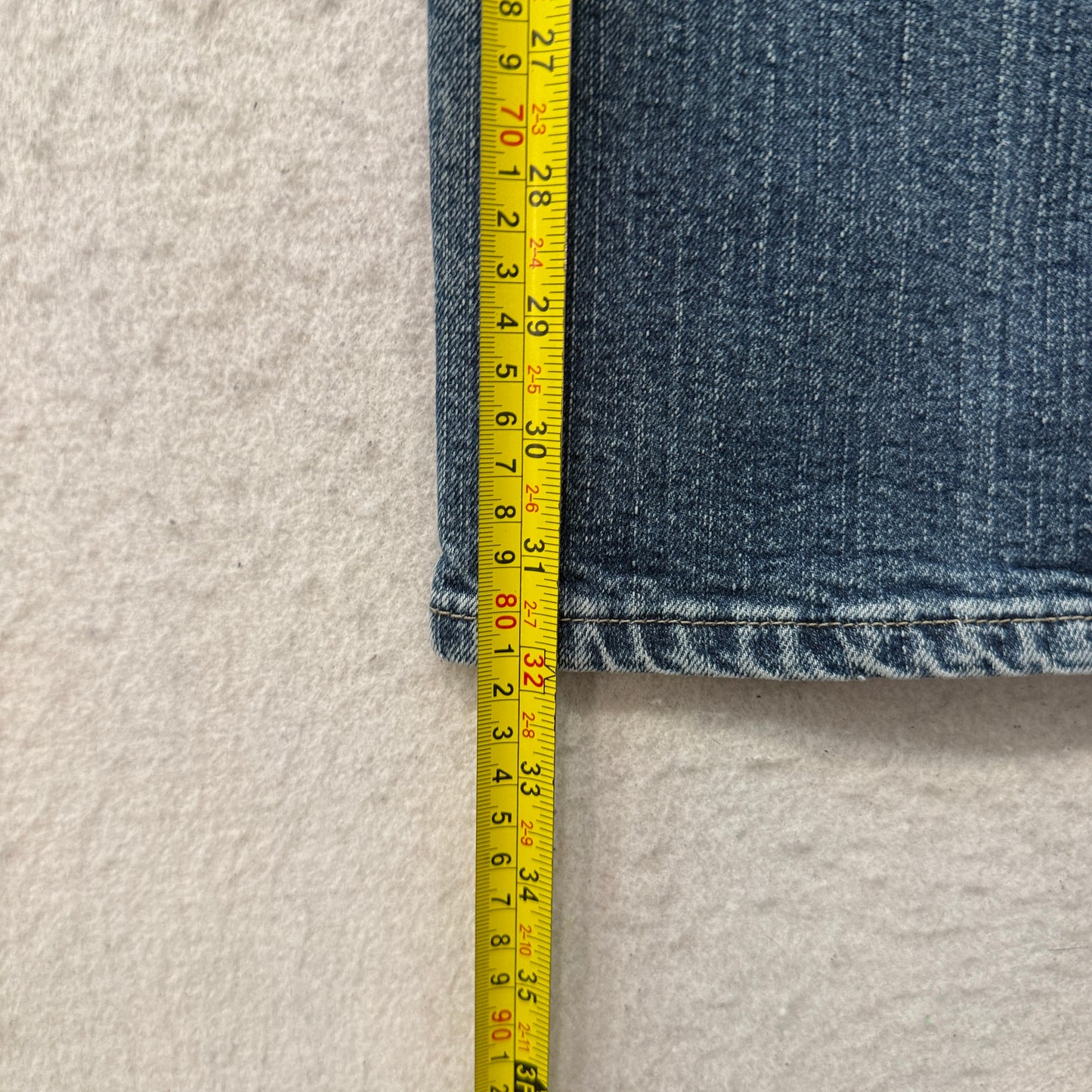 Genuine Dickies Men's Blue Straight Fit Carpenter Denim Jeans Pockets Size 34x34