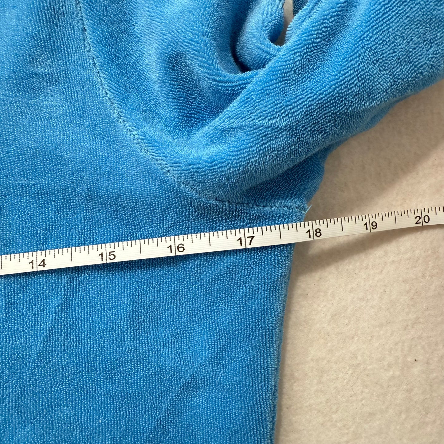 Vintage Juicy Couture royal blue terry cloth full zip hoodie size L