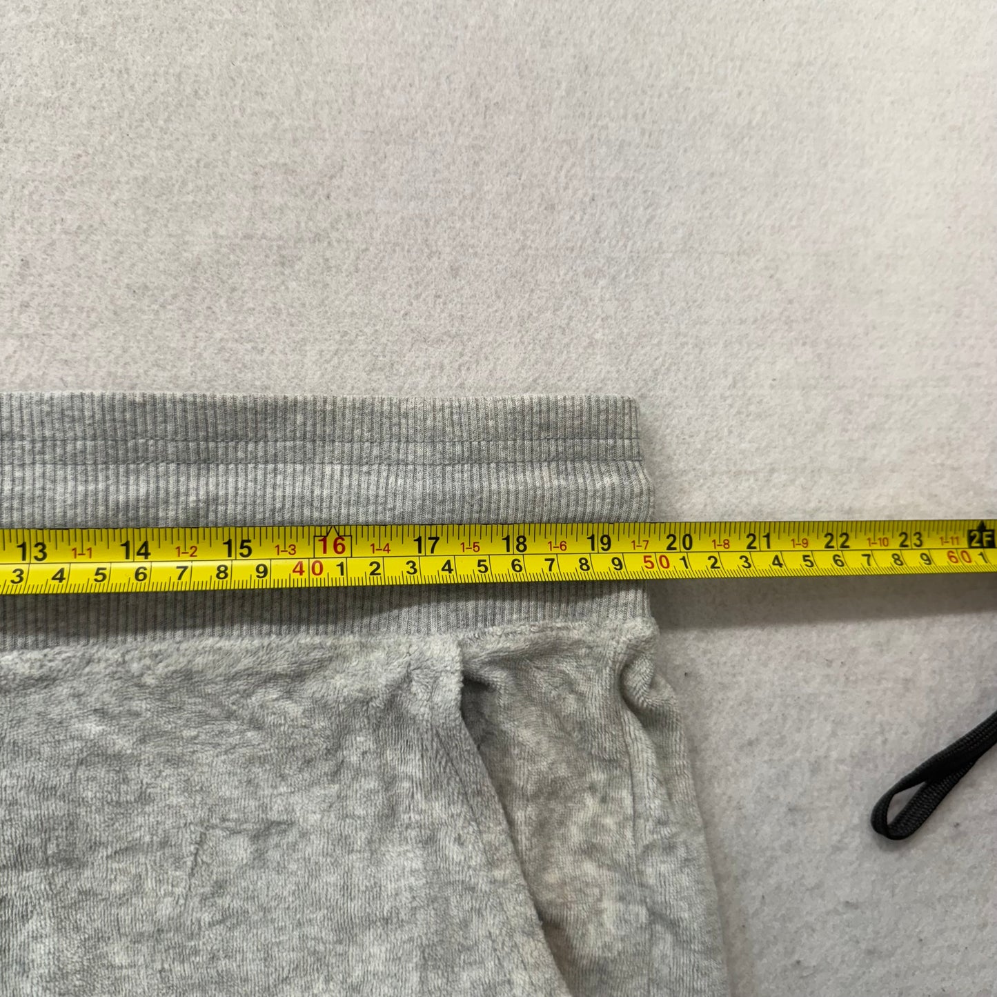 Juicy Couture Women Heather Gray Terrycloth Bell Bottom Flare Track Pant Size XL