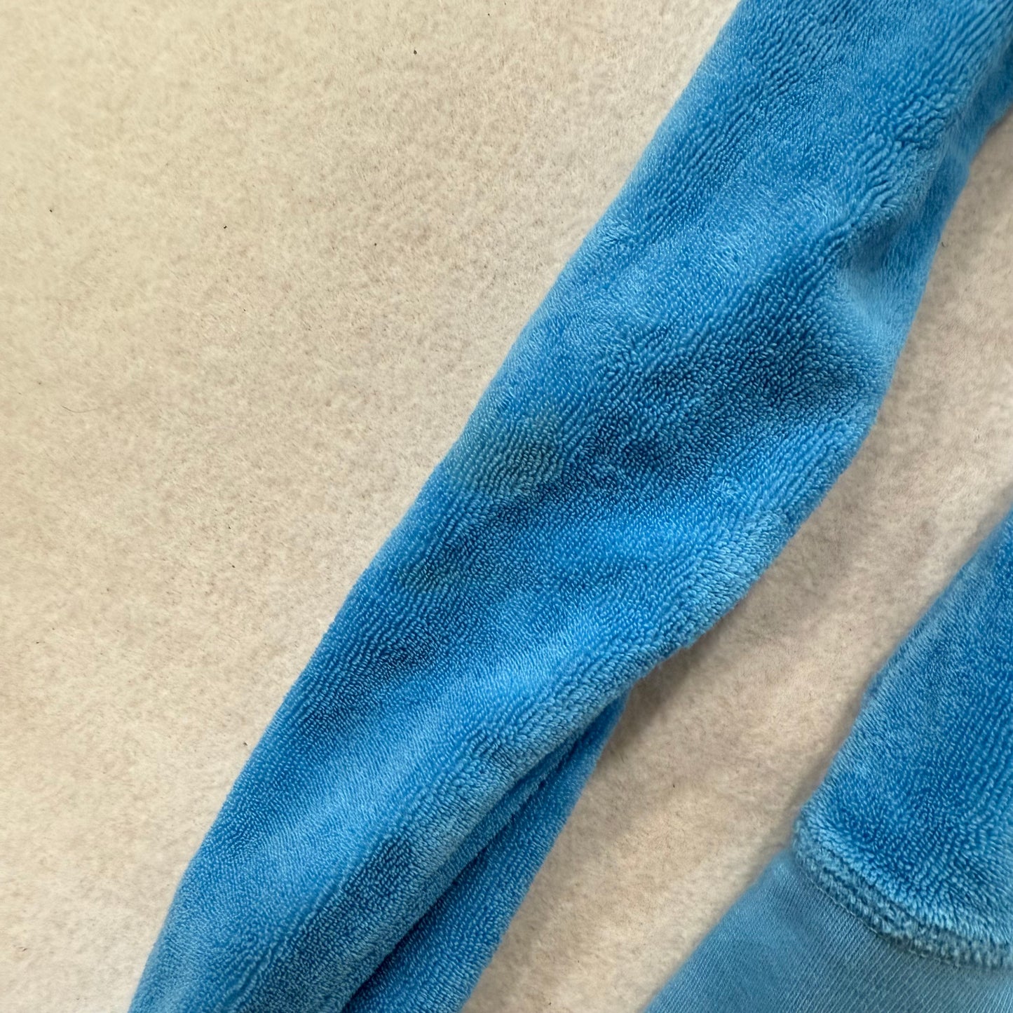 Vintage Juicy Couture royal blue terry cloth full zip hoodie size L