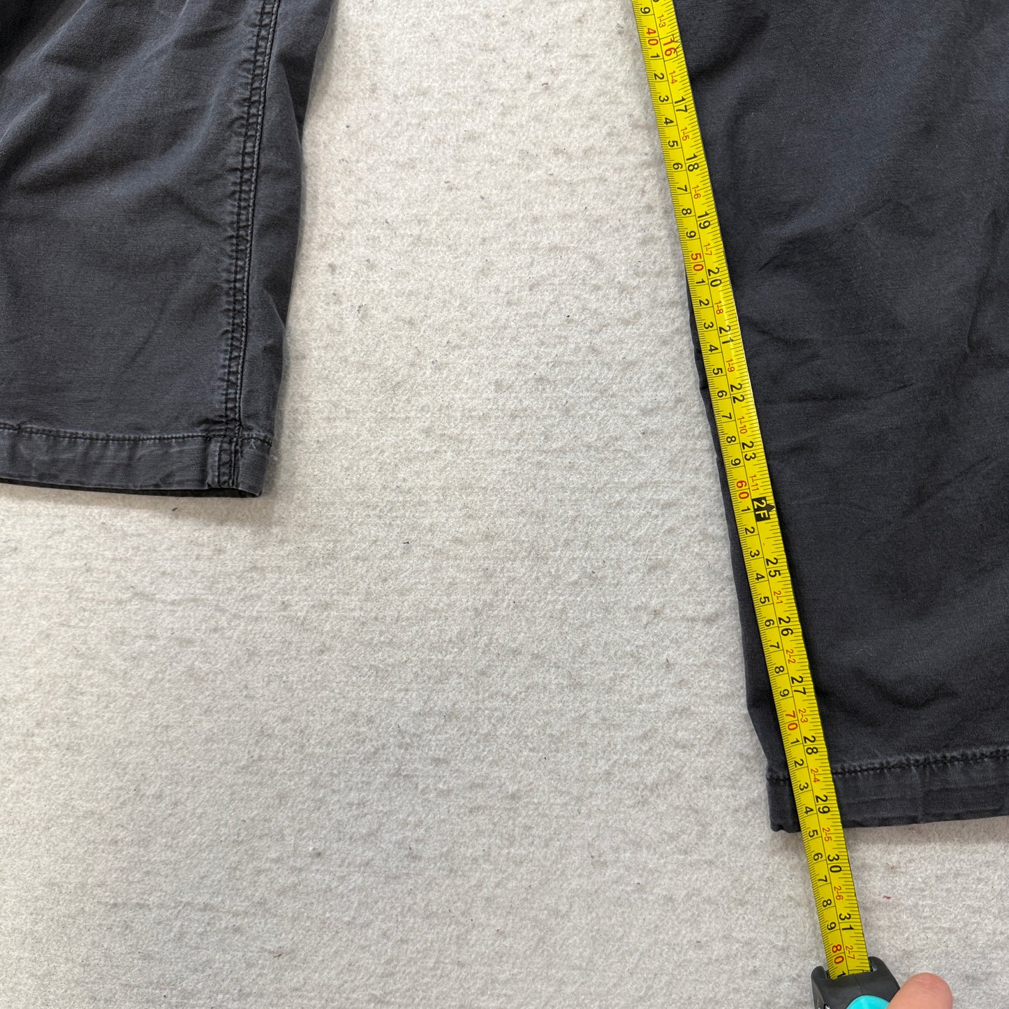 American Eagle Outfitters Women's Charcoal Gray Cargo Pant Utility Pocket Size 2