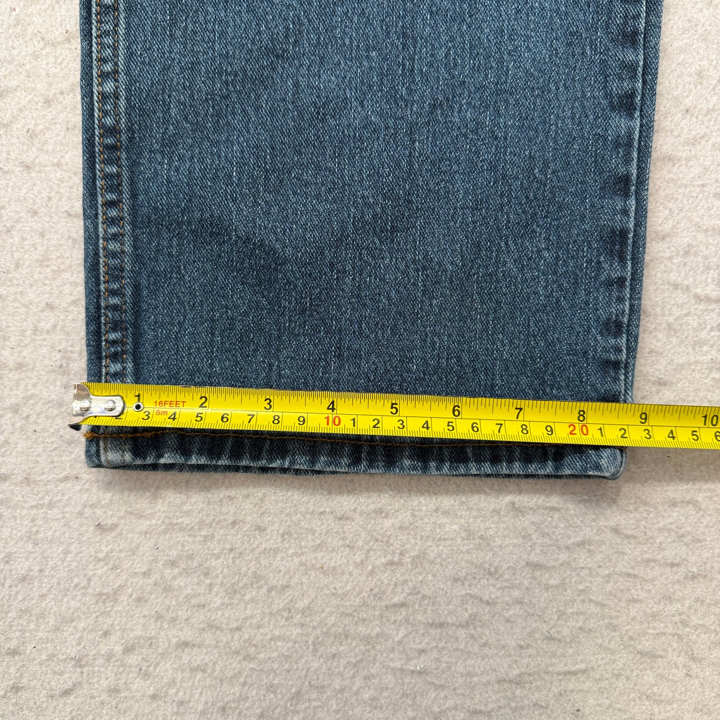 Timberland Pro FLEX Mens Blue Straight Fit Denim Jeans Zip-Fly Classic - W38xL34