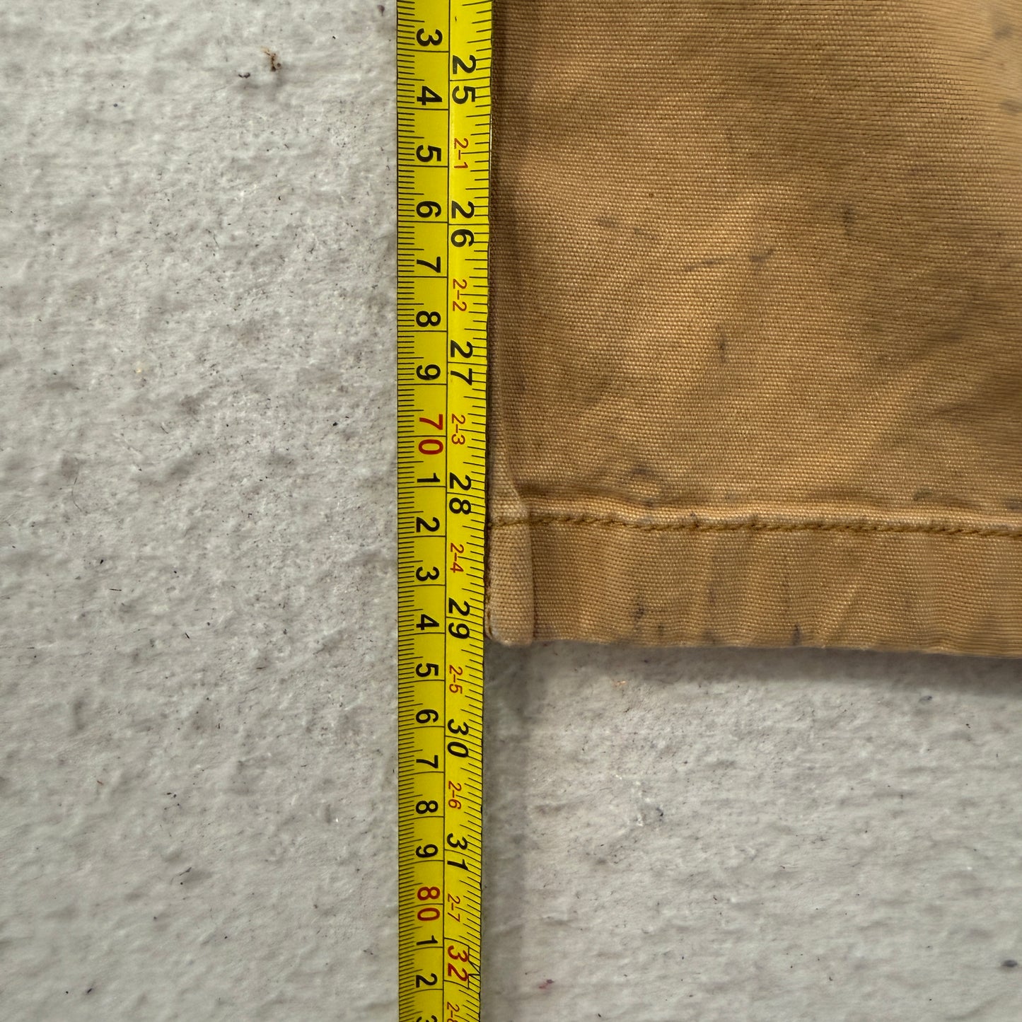 Carhartt Men's Khaki Cargo Pants Relaxed Fit Pockets Classic Workwear Size 36x32