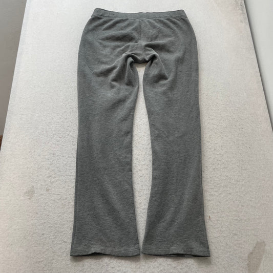 Hollister California Women's Grey Cotton Flared Leg Sweatpant Drawstring Size M