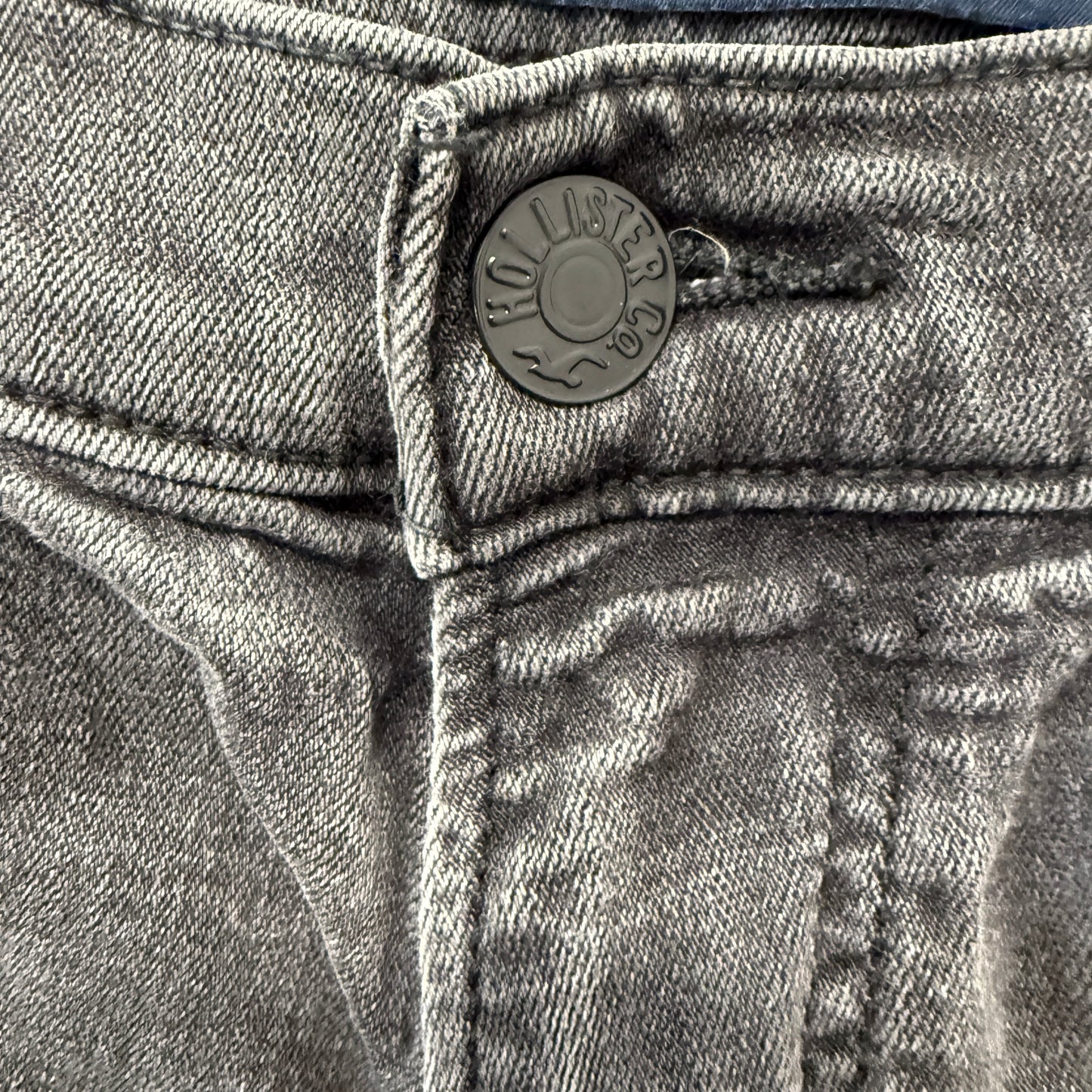 Hollister Athletic Skinny Men's Black Denim Jeans Advanced Stretch Size W32