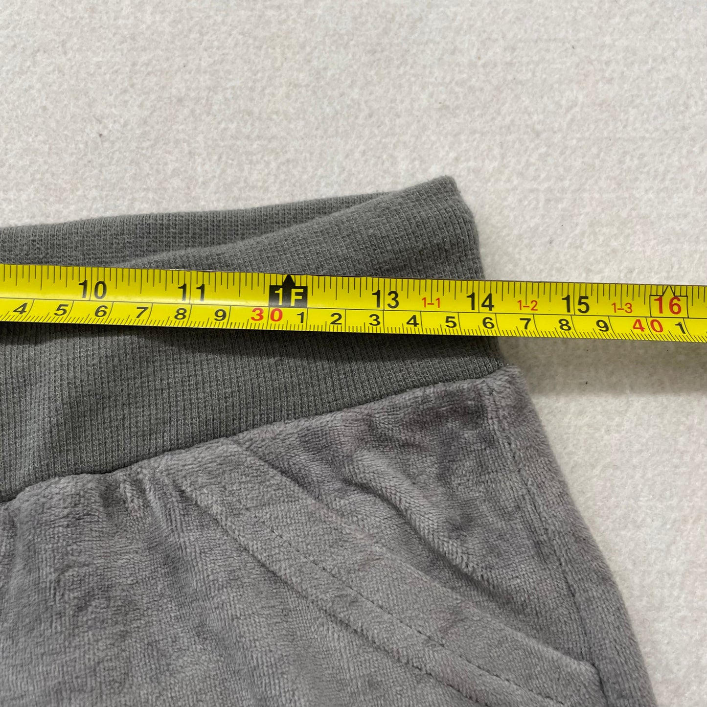 Vintage Juicy Couture Women's Gray Velour Flared Track Pants Pockets Y2K Size S