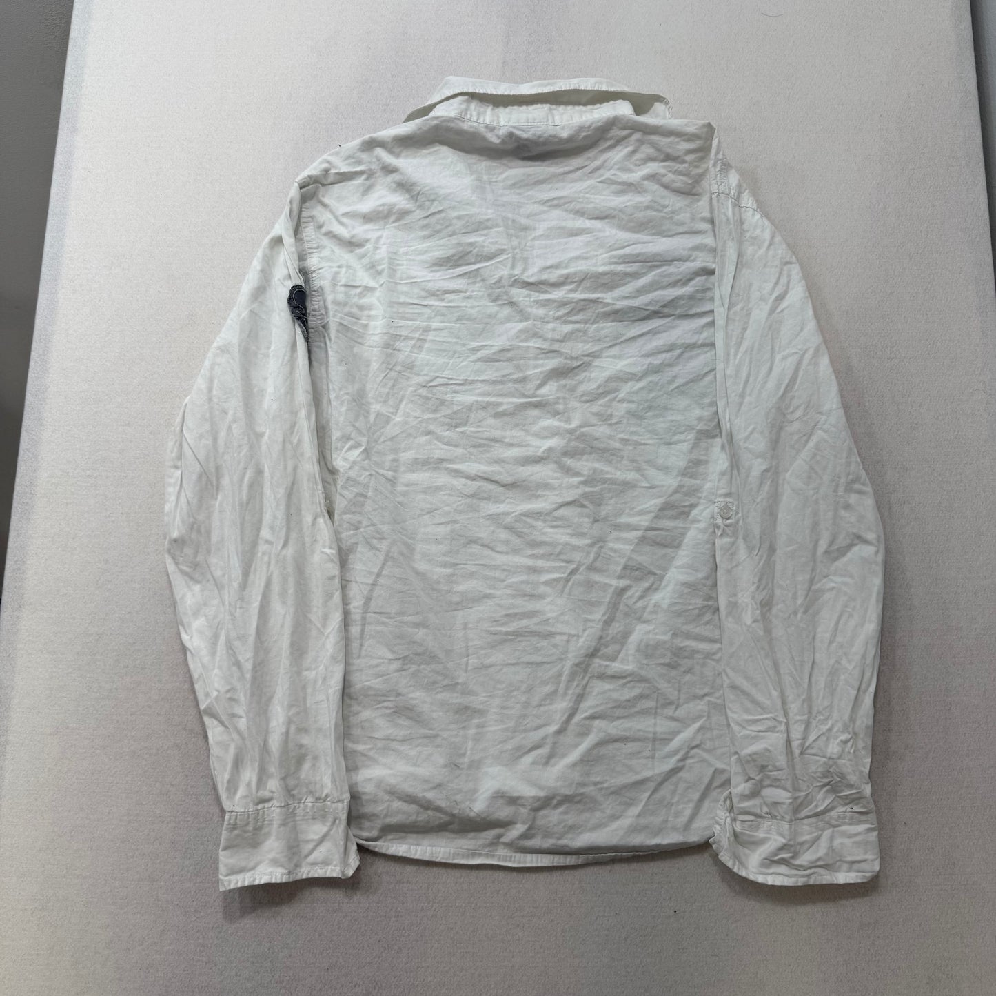 MMA Elite white graphic button-up shirt size XL