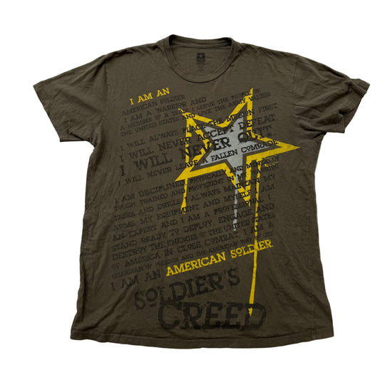 U.S. Army olive green graphic t-shirt size XL
