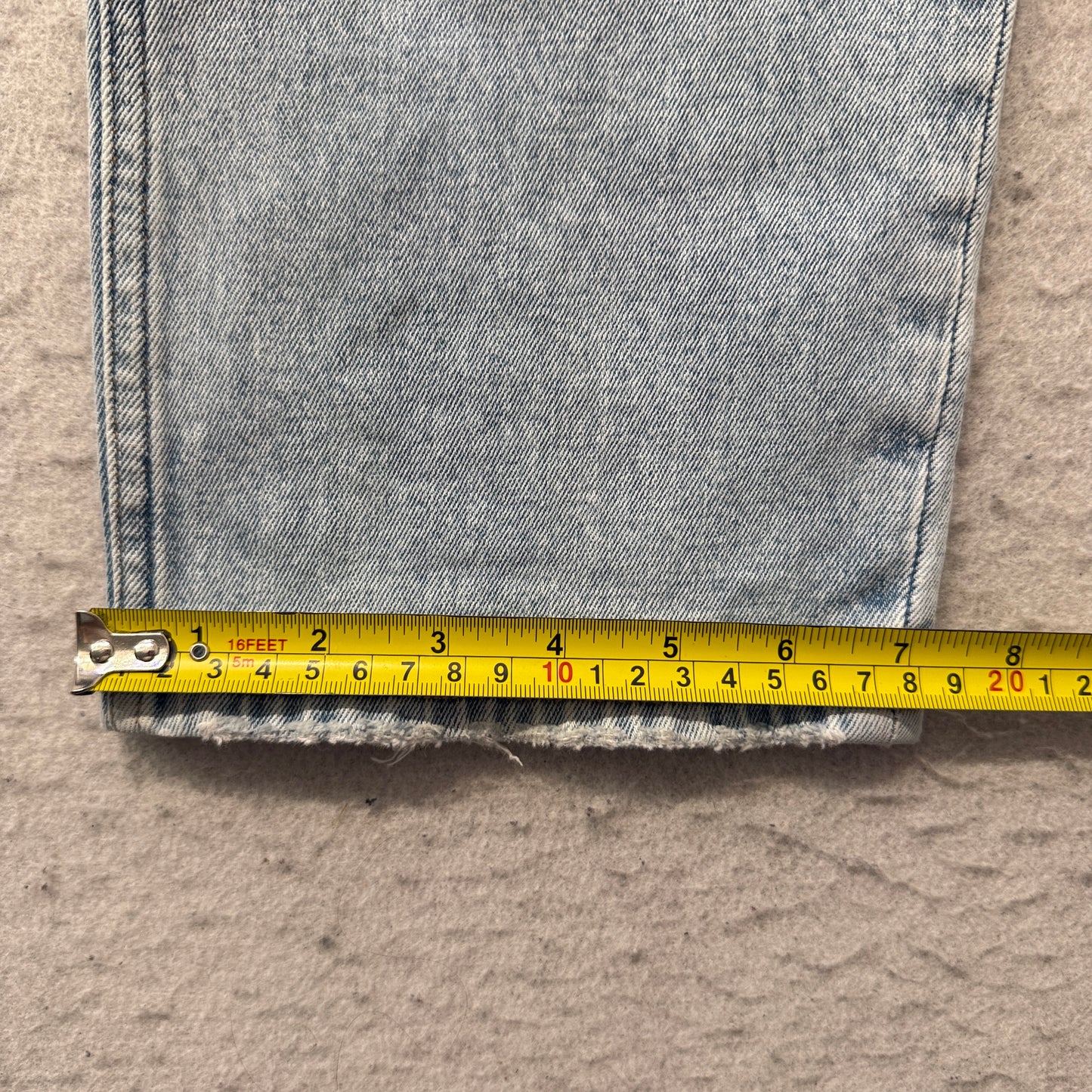 Abercrombie & Fitch Women Blue Ankle Straight Denim Jeans Ultra High Rise - 26/2