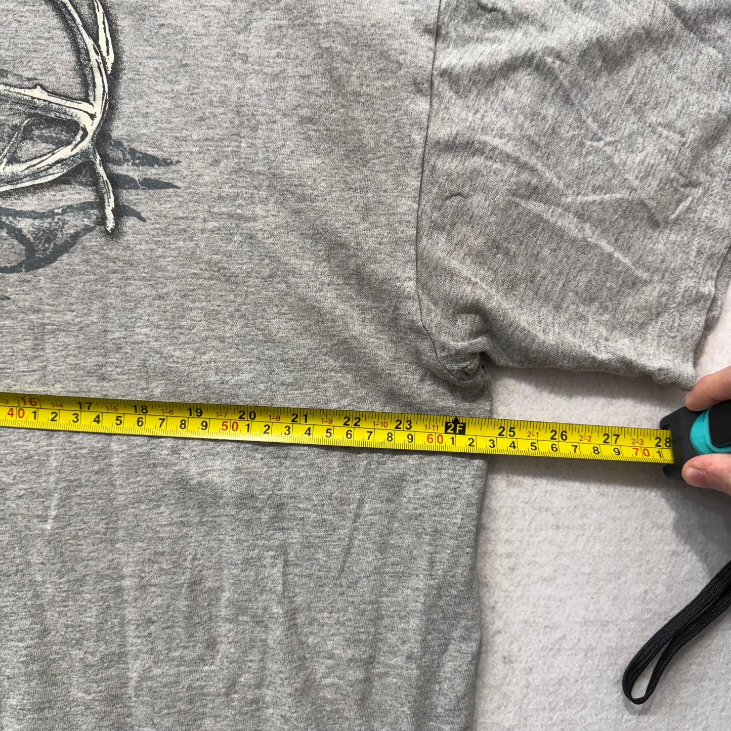 Delta Pro Weight Primos Hunting Calls Men's Gray Graphic Casual T-Shirt Size 2XL