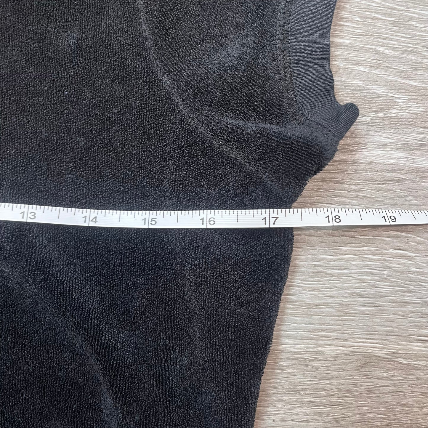 Juicy Couture Scottie Dogs Women's Black Terry Cloth Short Sleeve Hoodie Size XL