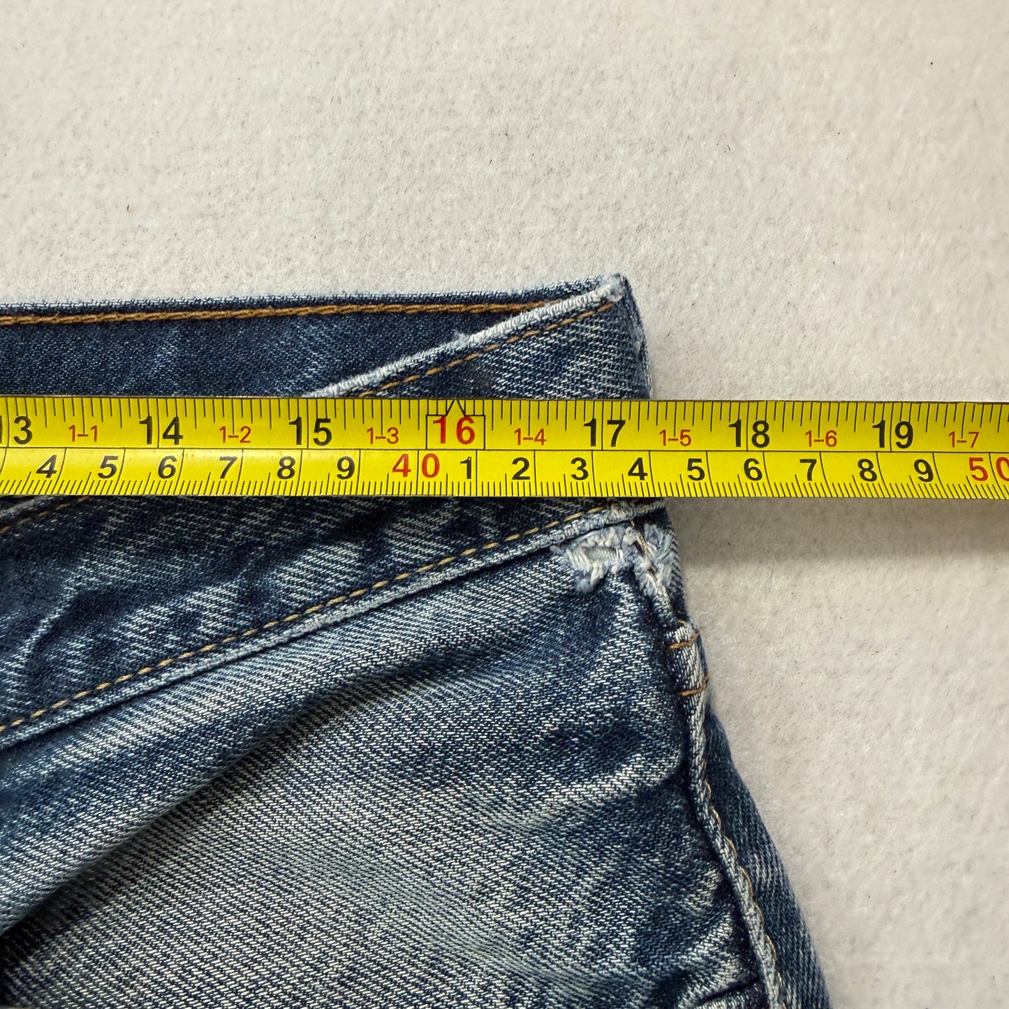 Levi's 550 Mens Blue Relaxed Fit Denim Jeans Zip-Fly Classic Pockets Size 34x30