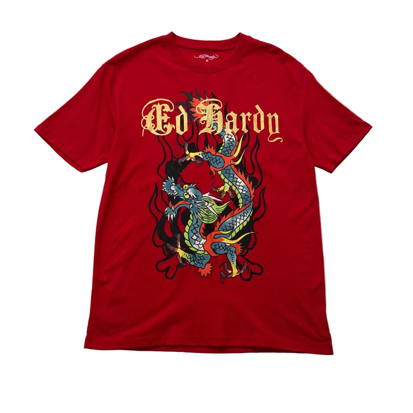 ED HARDY “Dragon” RED GRAPHIC TEE