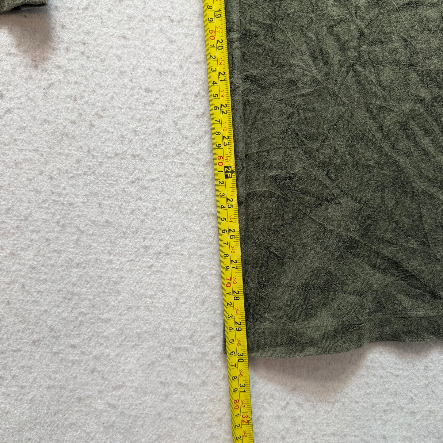 Juicy Couture Prep Women's Olive Velour Flared Track Pant Drawstring Logo Size M
