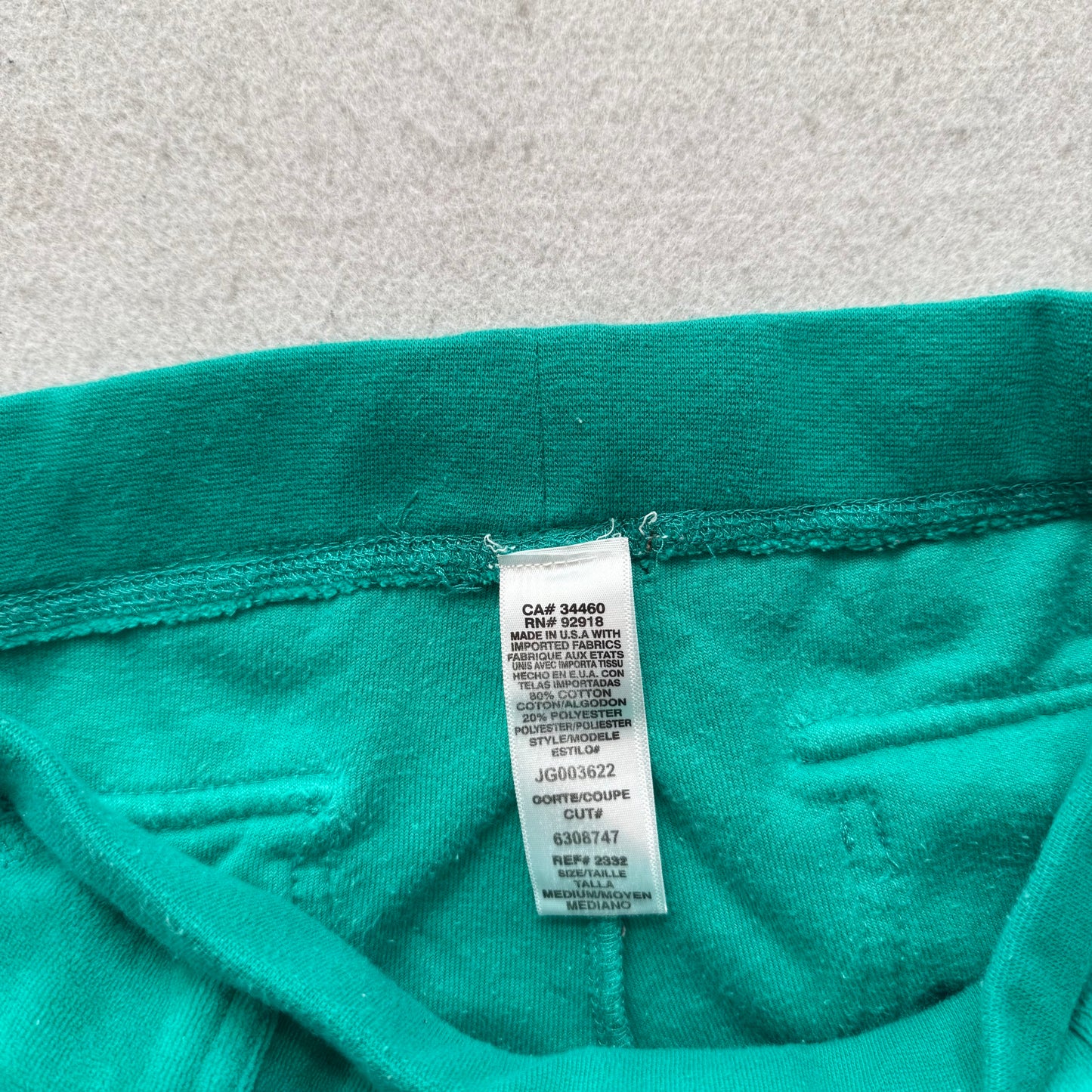 Vintage Juicy Couture Womens Turquoise Terrycloth Flare Track Pant Pocket Size M
