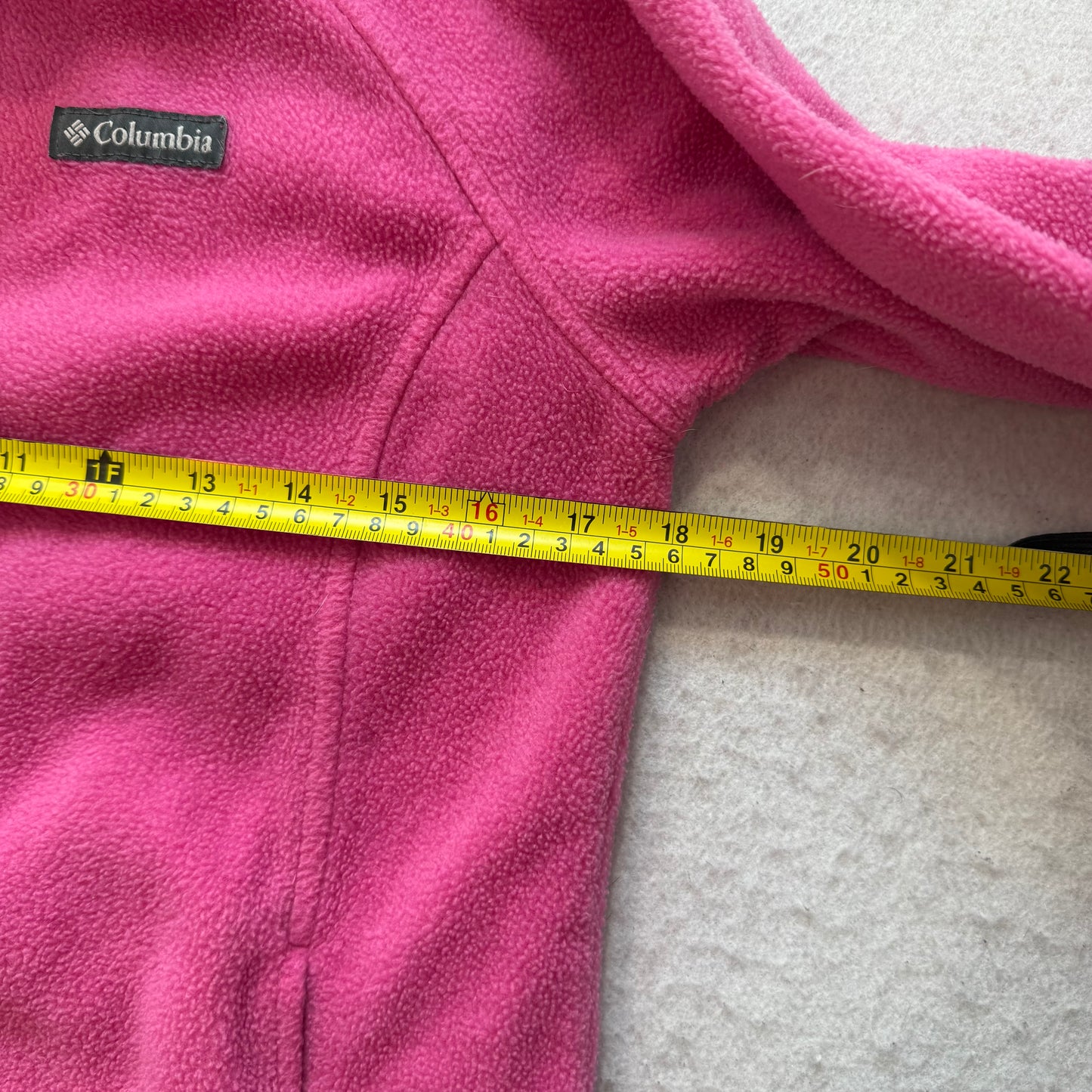 Columbia Women's Hot Pink Benton Springs Fleece Full Zip Jacket Outdoor Size L