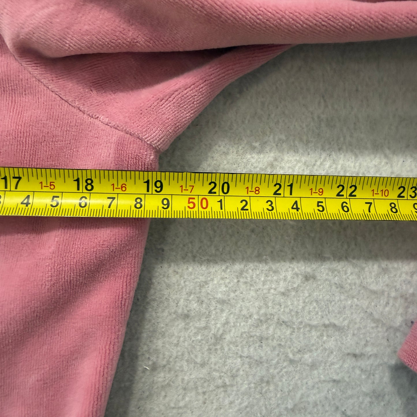 Juicy Couture Women's Dusty Pink Velour Zip-Up Hoodie Pockets Casual Y2K Size M