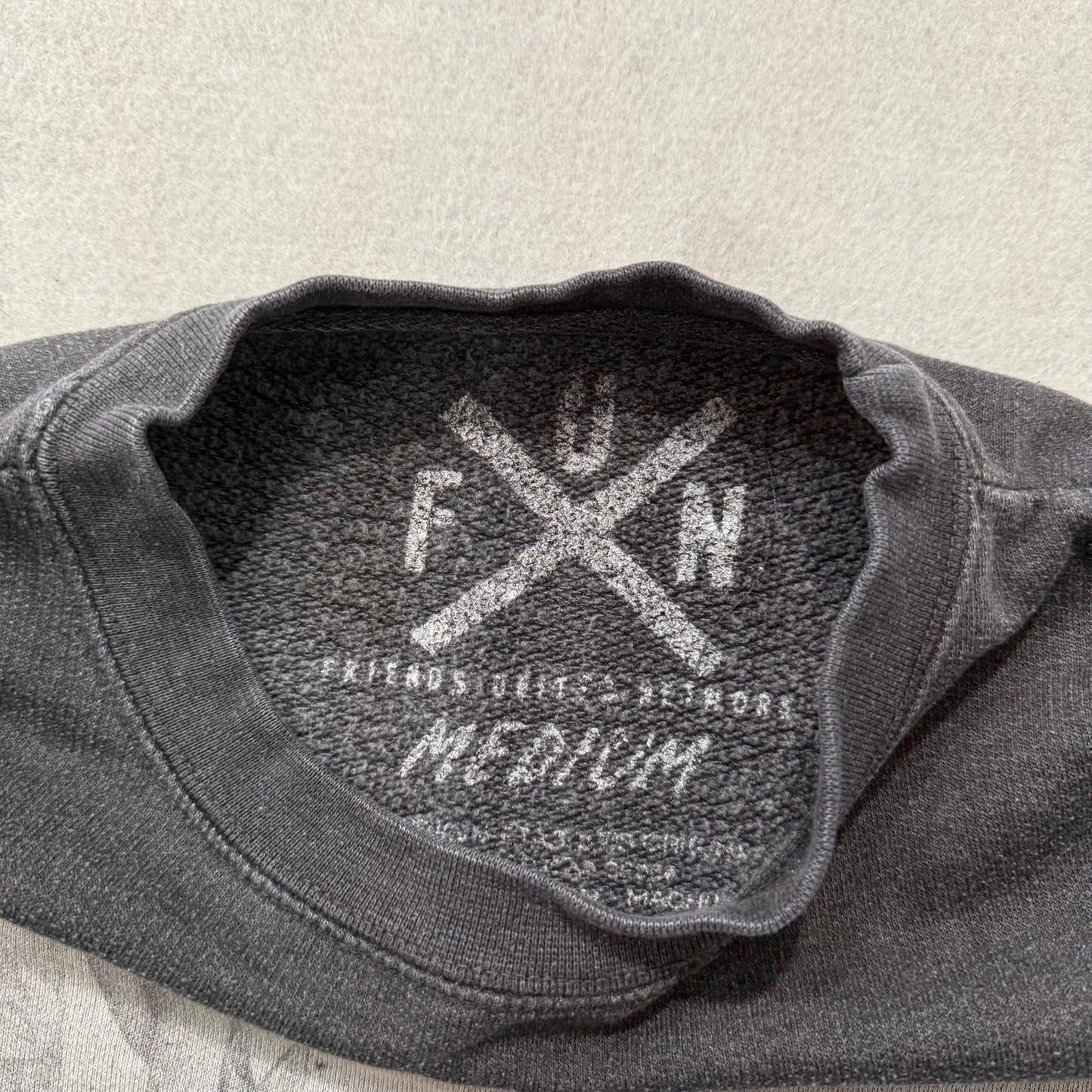 Friends United Network Urban Outfitter Men Black Sweatshirt Revolver Girl Size M