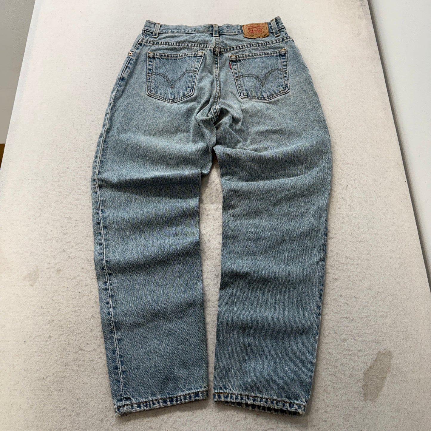 Levi's 550 Women's Blue Tapered Leg Denim Jeans Classic Relaxed Pockets Size 12M