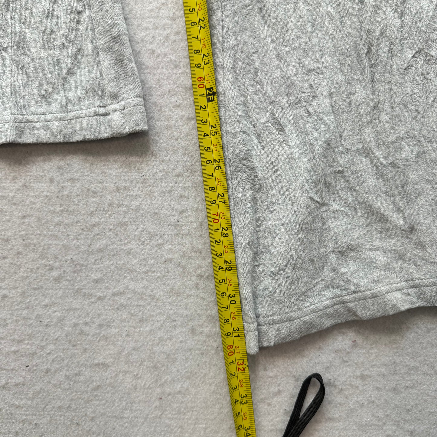 Vtg Juicy Couture Women Heather Gray Velour Tracksuit Set Hoodie & Pant Size M/S
