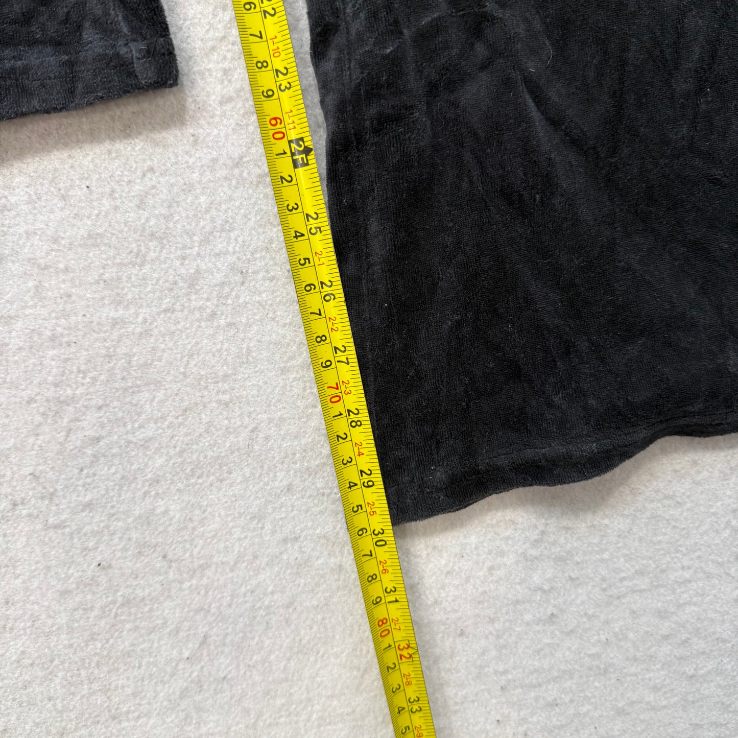Juicy Couture Women's Black Velour Flared Track Pant Crown Logo Preppy Size M