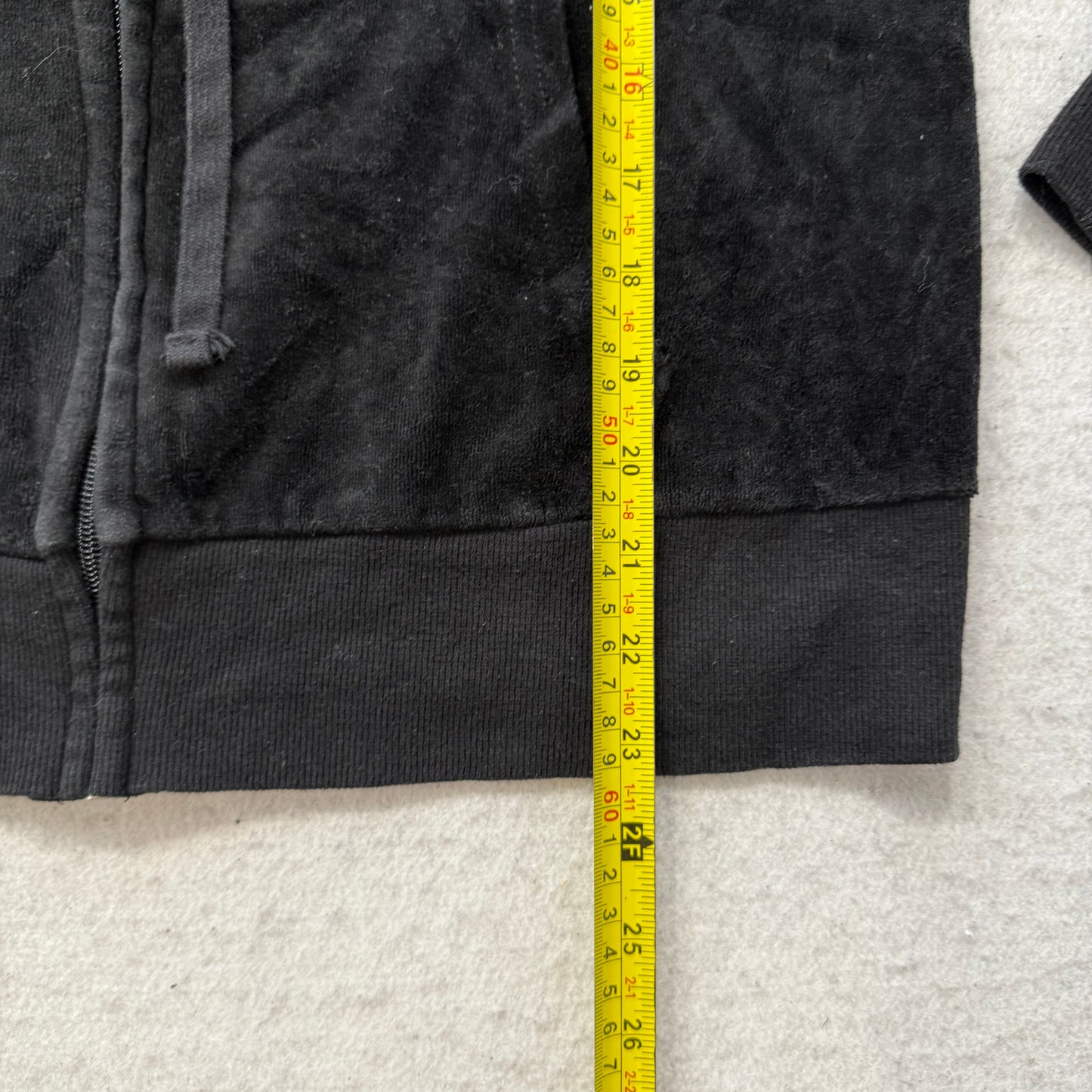 Vintage Juicy Couture Queen Couture Women's Black Velour Tracksuit Set Size L/XL