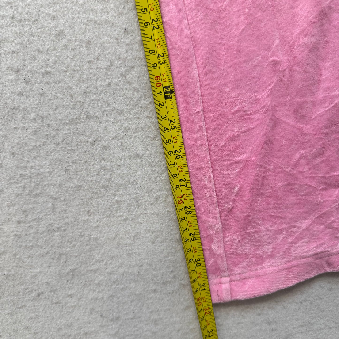 Vintage Juicy Couture Women's Baby Pink Velour Flared Track Pant Pockets Size S