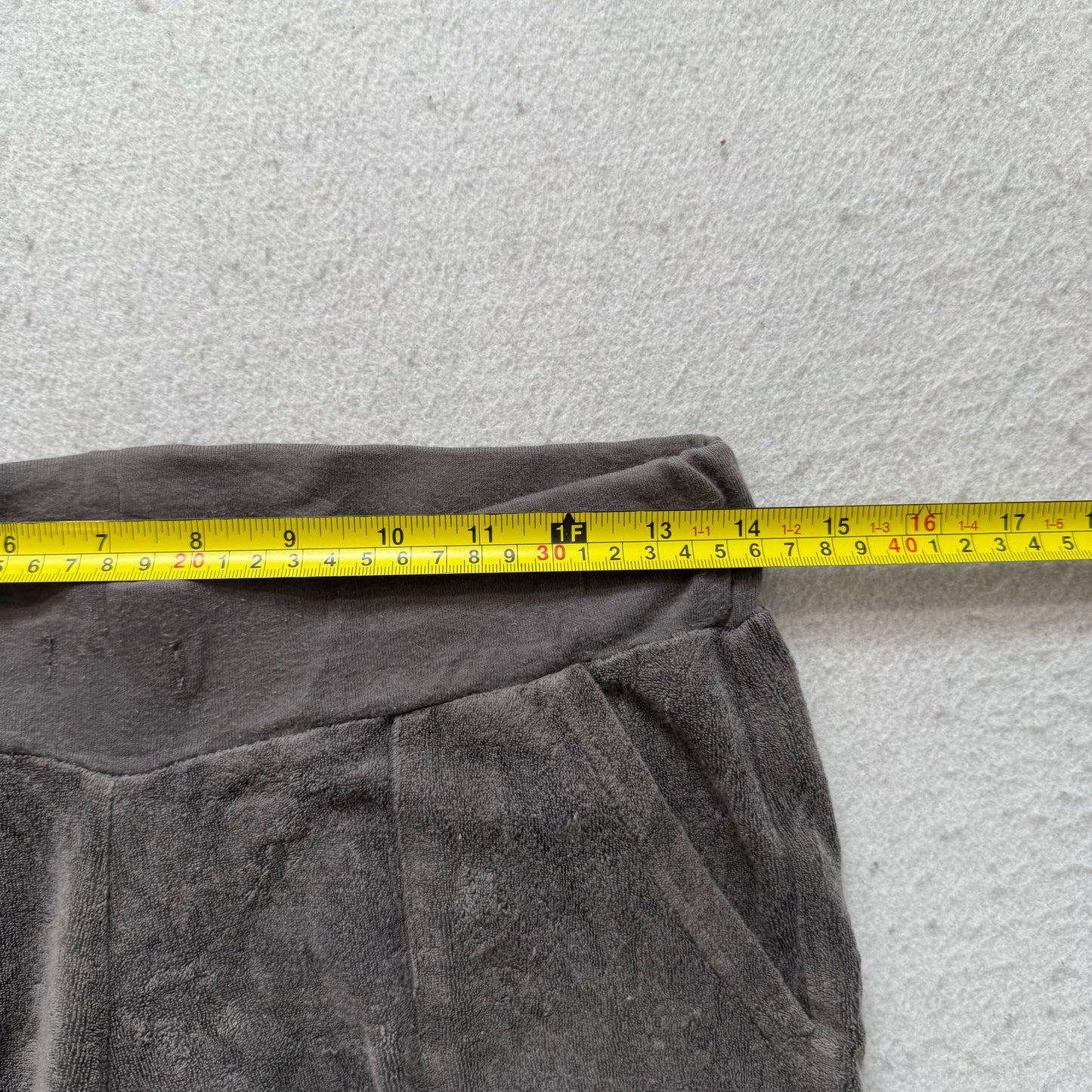 Vintage Juicy Couture Women's Deep Gray Terry Cloth Flared Track Pant Y2k Size S