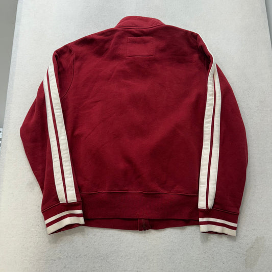 Urban Pipeline Men's Maroon Cotton Full Zip Training Jacket Slash Pockets Size L