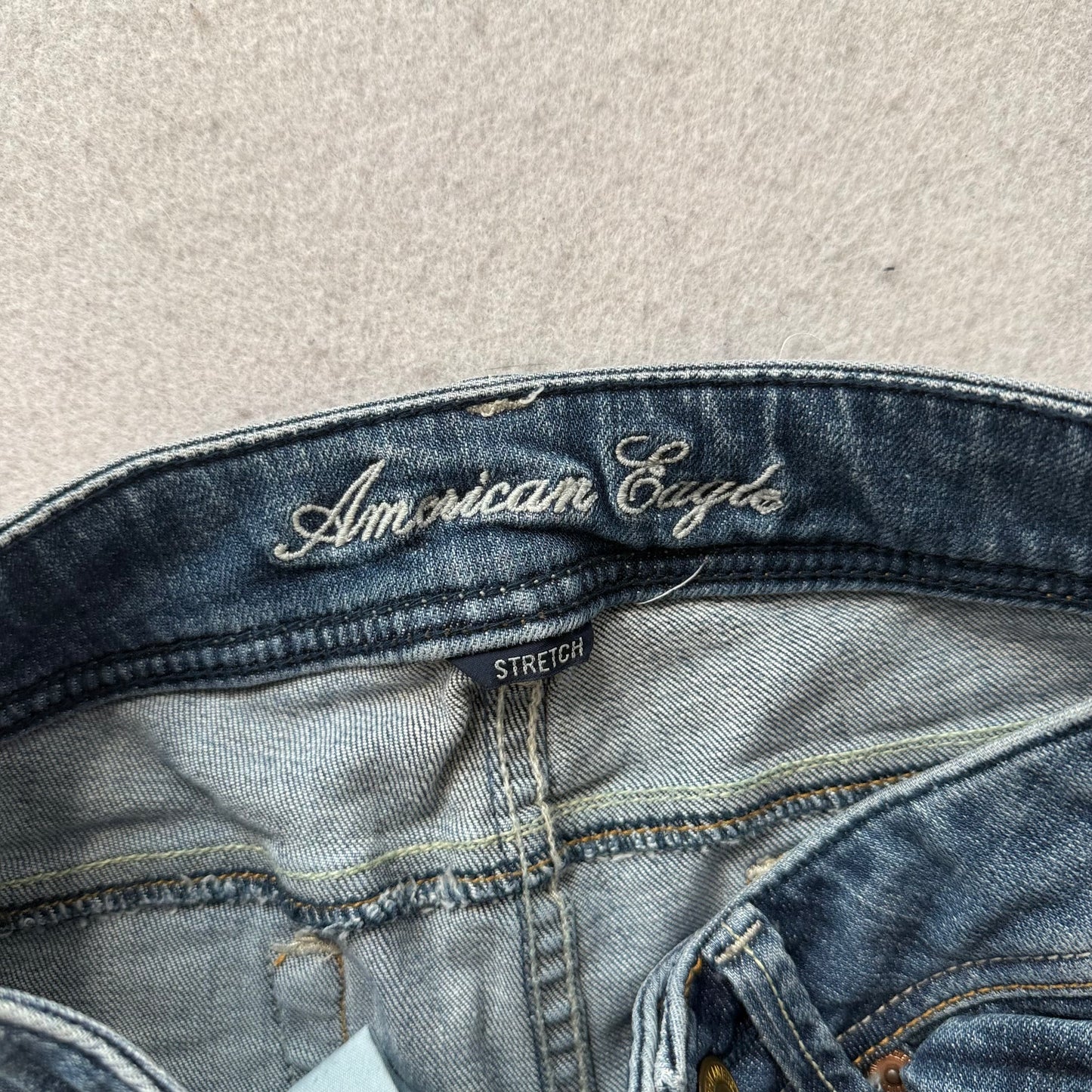 American Eagle Original Boot Women's Blue Bootcut Denim Jeans Stretch Size W26