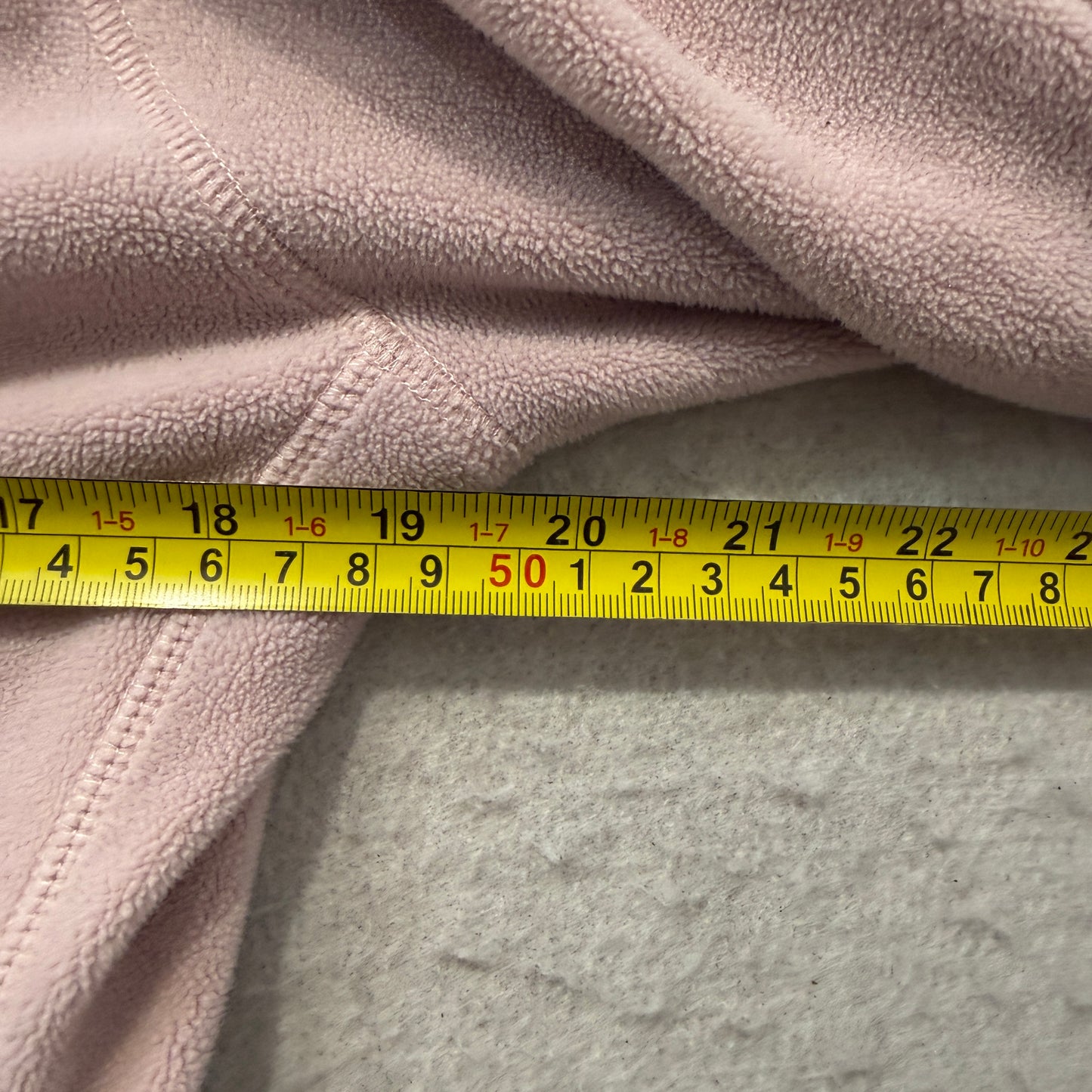 Calvin Klein Performance Women's Light Pink Zip-Up Hoodie Drawstring Logo Size M