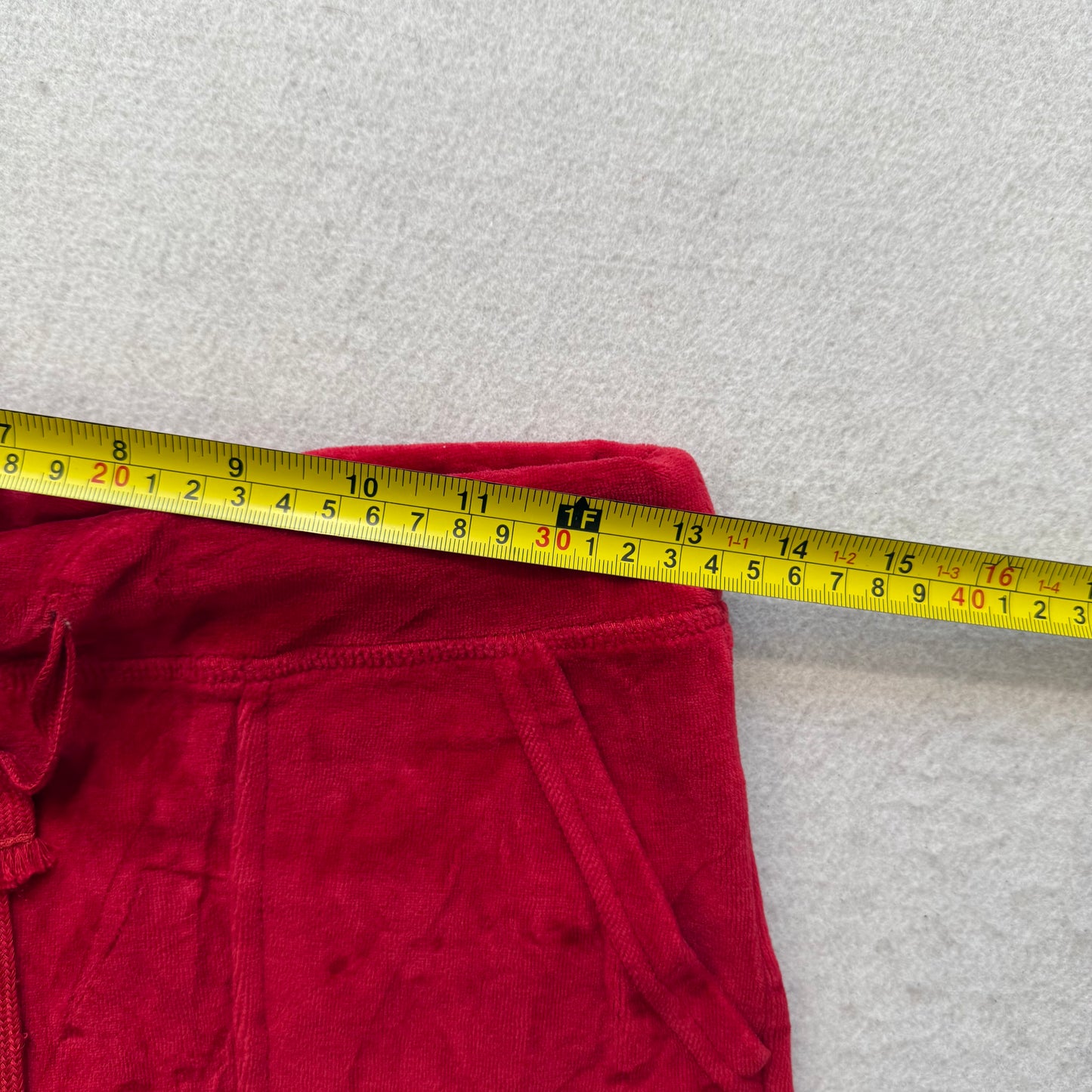 Juicy Couture Women Maroon Zip-Up Hoodie & Drawstring Pants Tracksuit Set Size S