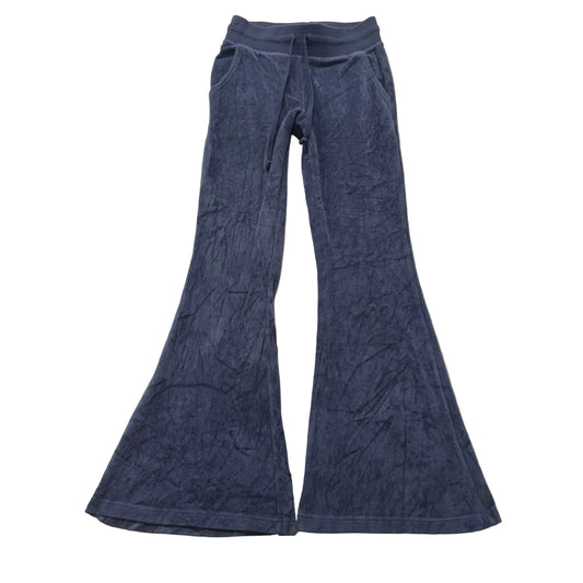 Vintage Juicy Couture Women Dusty Blue Gray Flared Track Pant Bell Bottom Size S