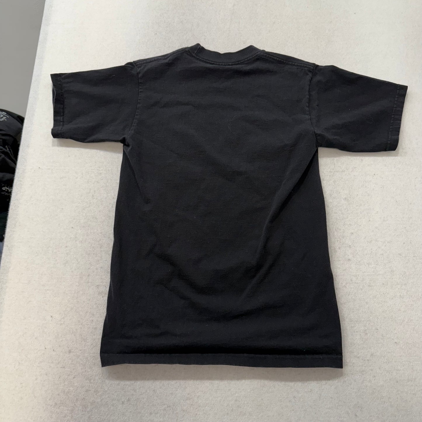 Pro Club Men's Black Cotton T-Shirt Short Sleeves Crew Neck Streetwear Tee Size S