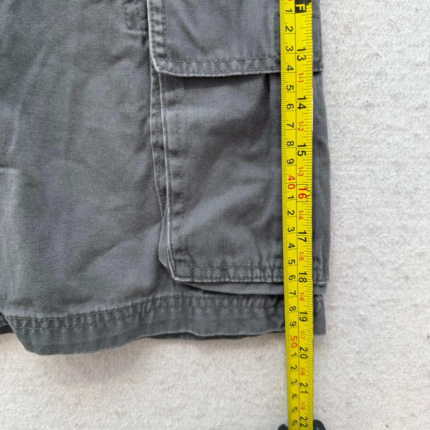 Bailey's Pt. Boys Charcoal Gray Cargo Shorts Utility Pockets Outdoor Size 12