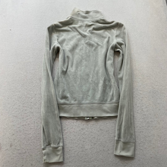 2003 Vintage Juicy Couture Women's Mint Velour Full Zip Track Jacket Y2k Size M