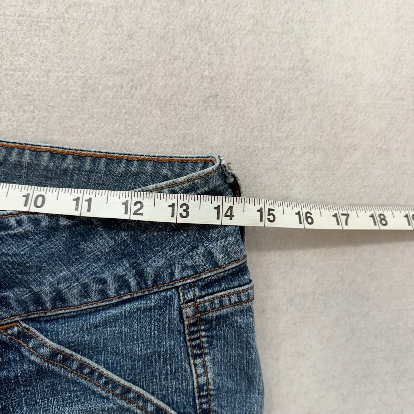 Hollister Low Rise Flare Jeans Blue Y2K Bootcut Denim Size S