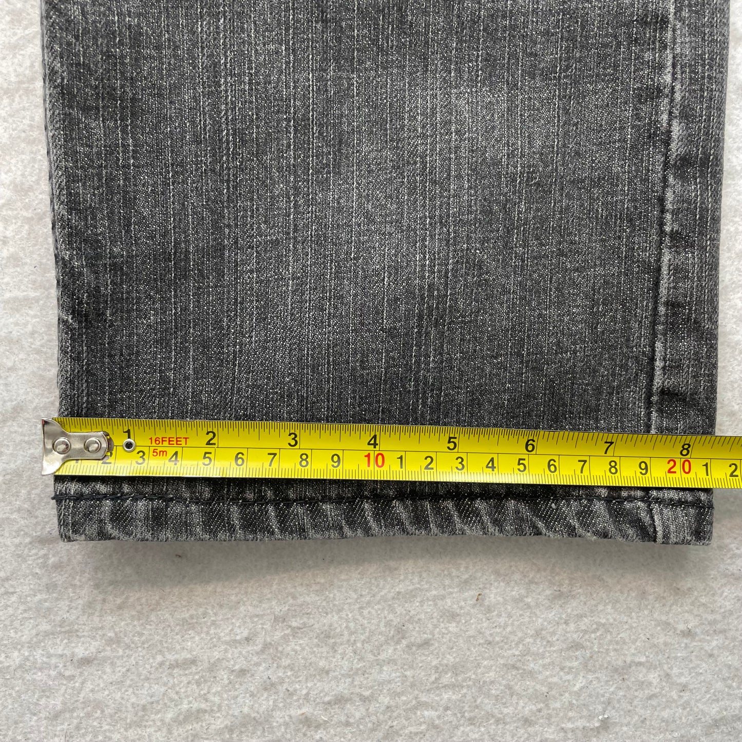 Levi's 505 Straight Fit Jeans Mens Black Denim Zip-Fly Pocket Classic Size 33x30